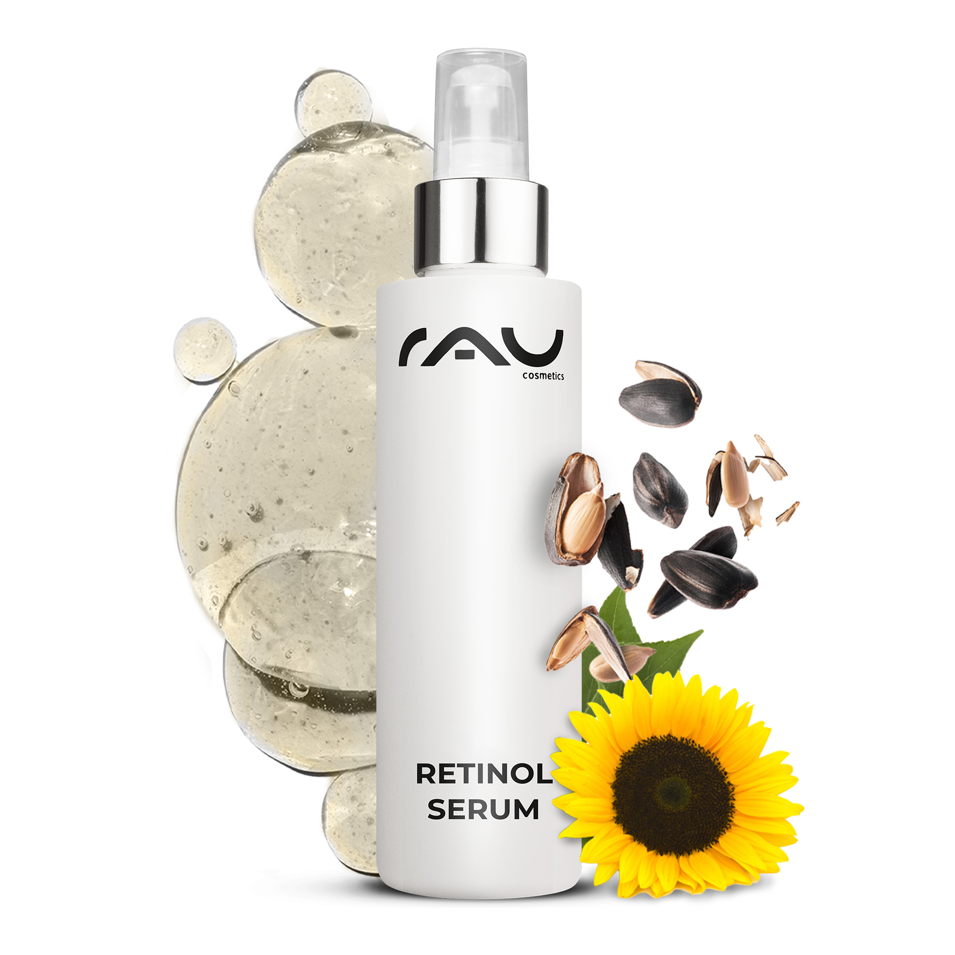 Retinol Serum 100 ml - Vitamin A serum for dry and mature skin Flasche, Lotion, Kosmetik, Parfüm, Blume