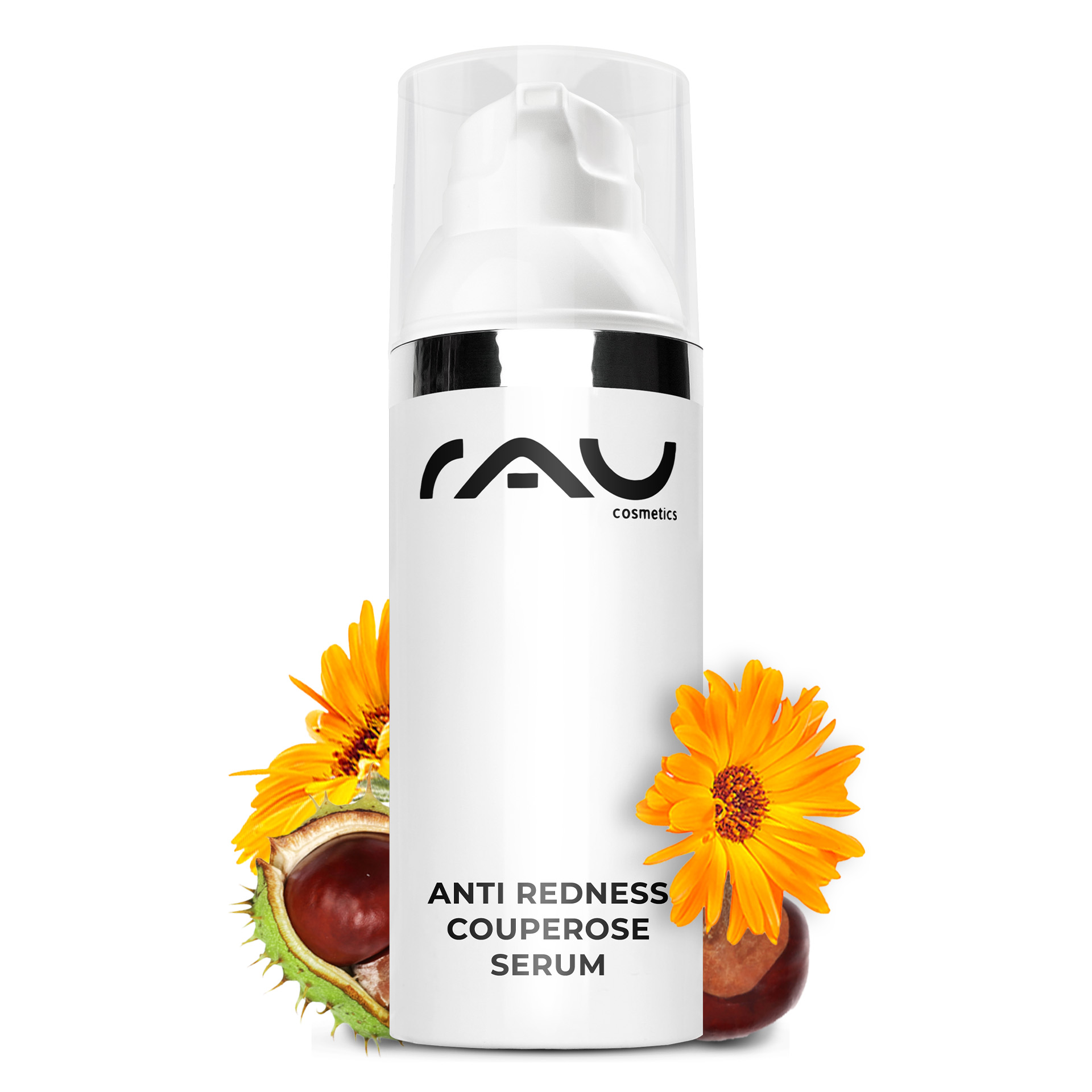 Anti Redness Couperose Serum 50 ml for Rosacea Flasche, Shaker