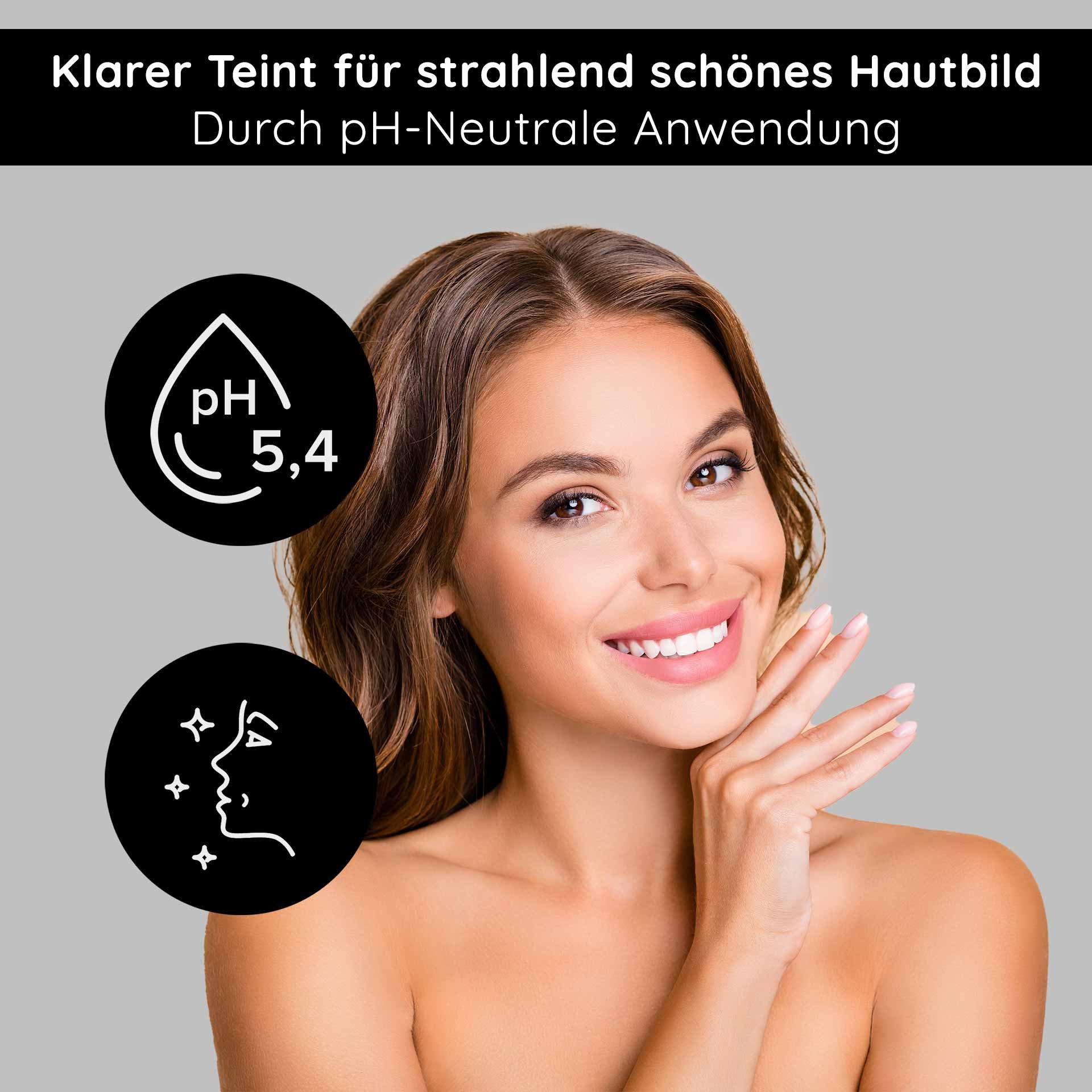 Application instructions for optimal cleansing with the tonic.