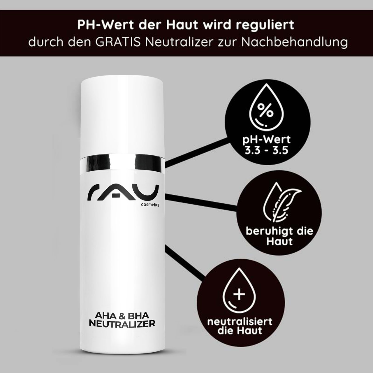 AHA Neutralizer 200 ml to neutralise the skin