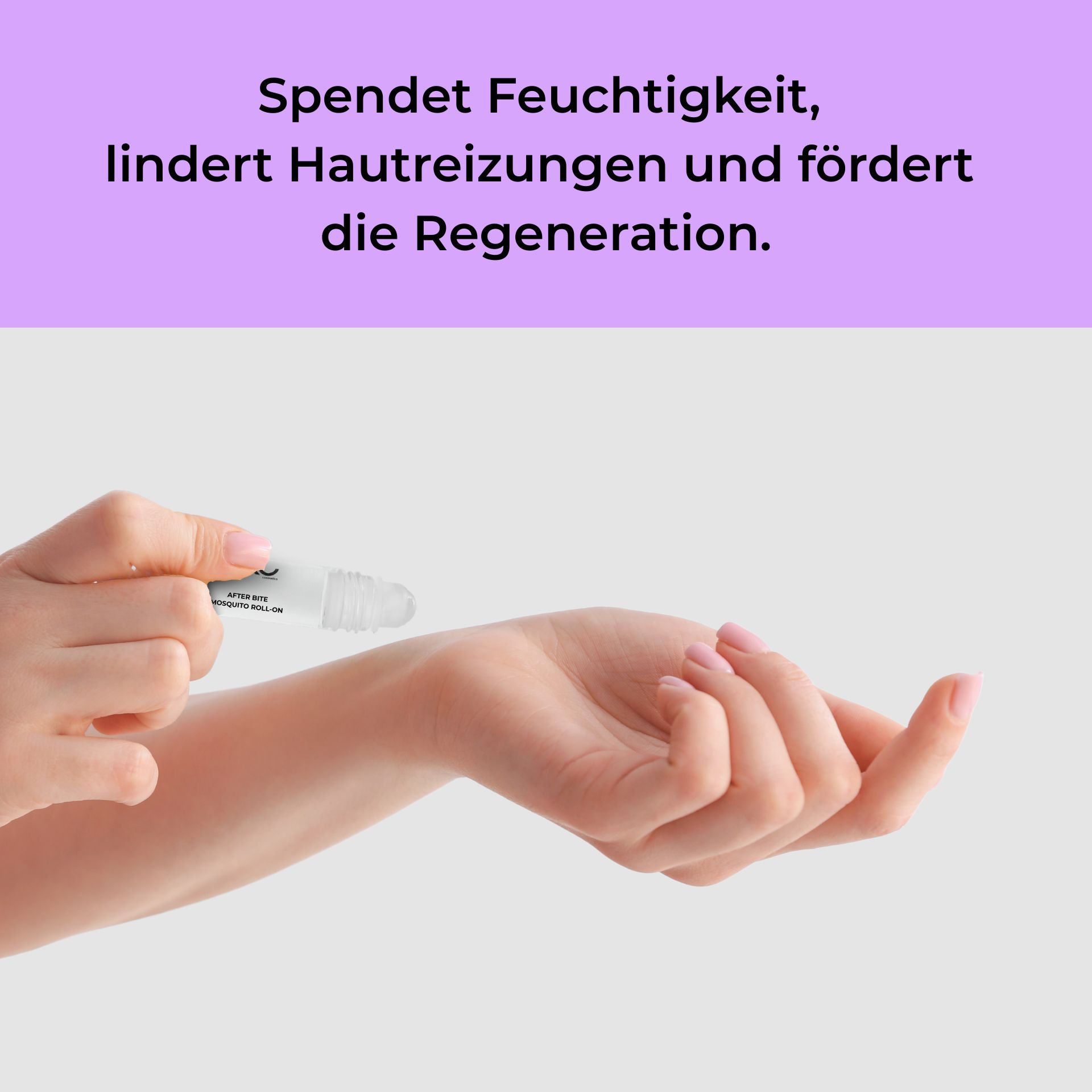 After Bite Mosquito Roll-On 10 ml - Naturally effective mosquito bite care After Bite Mosquito Roll-On zur Anwendung auf der Haut, spendet Feuchtigkeit, lindert Hautirritationen und fördert die Regeneration.