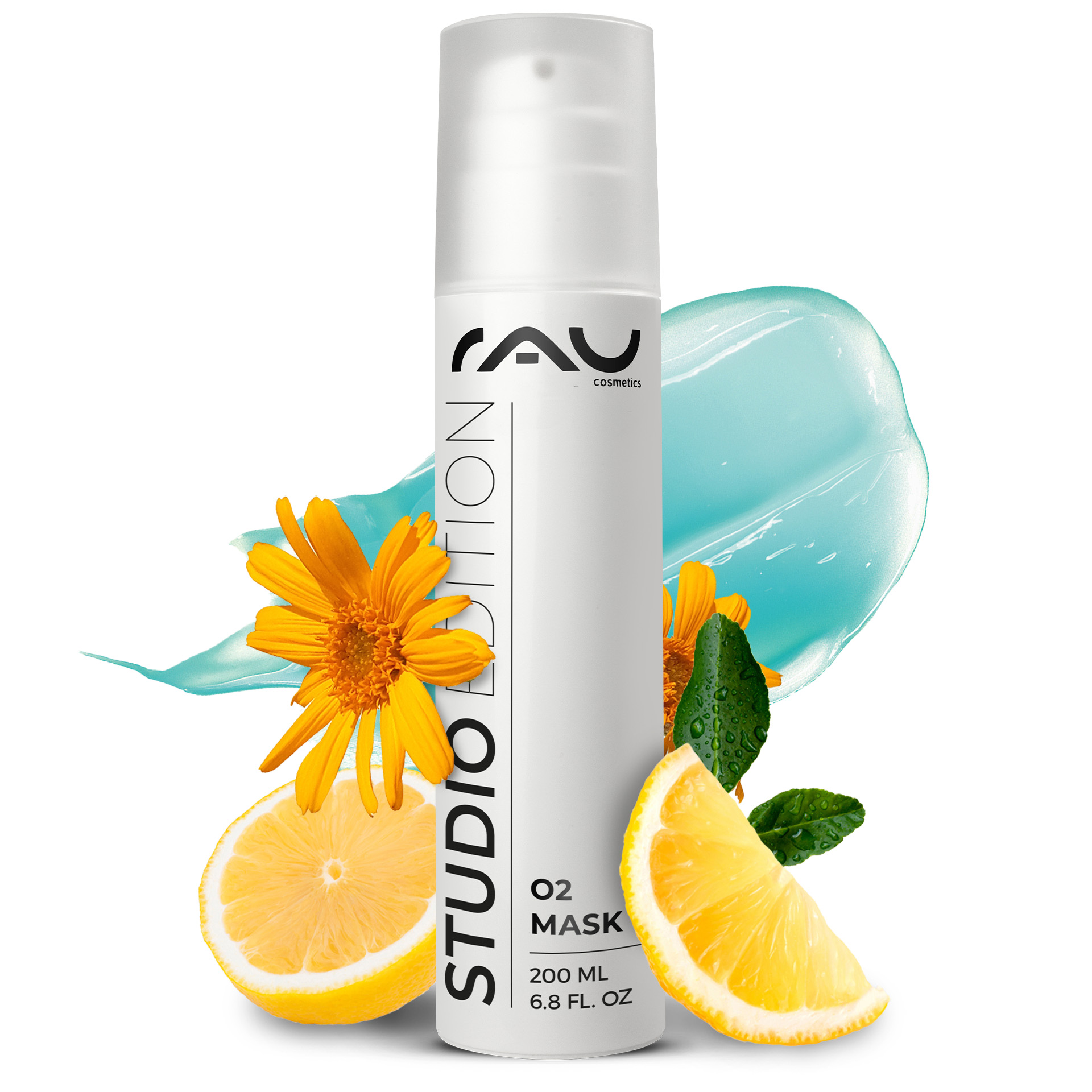 O2 Mask 200 ml scented mask with aloe vera & ginkgo Kräuterig, Pflanze, Zitrusfrüchte, Obst, Produzieren