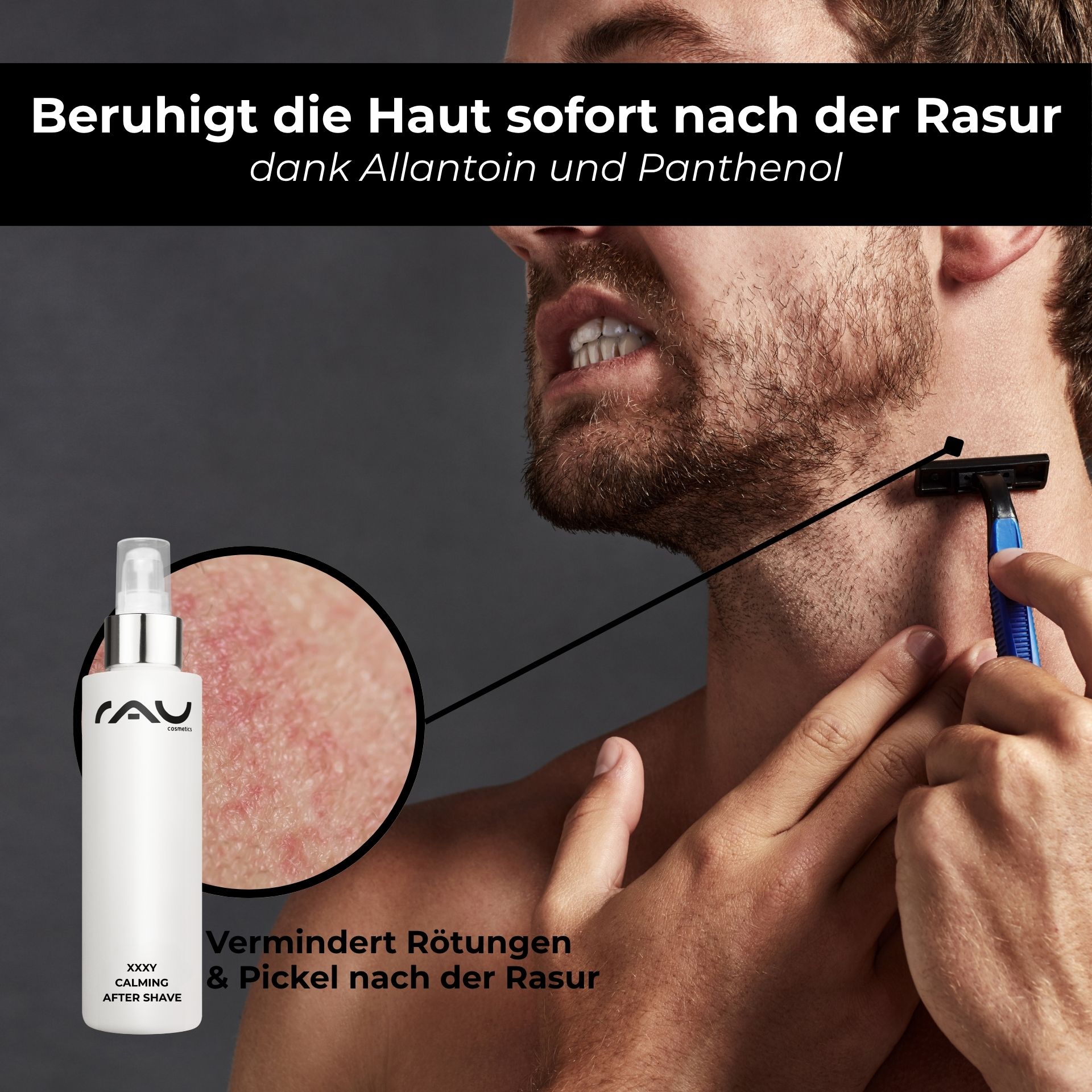 XXXY Calming After Shave 100 ml - After Shave mit Astaxanthin Kopf, Person, Gesicht, Erwachsener, Mann, Kopf, Person, Gesicht, Erwachsener, Mann