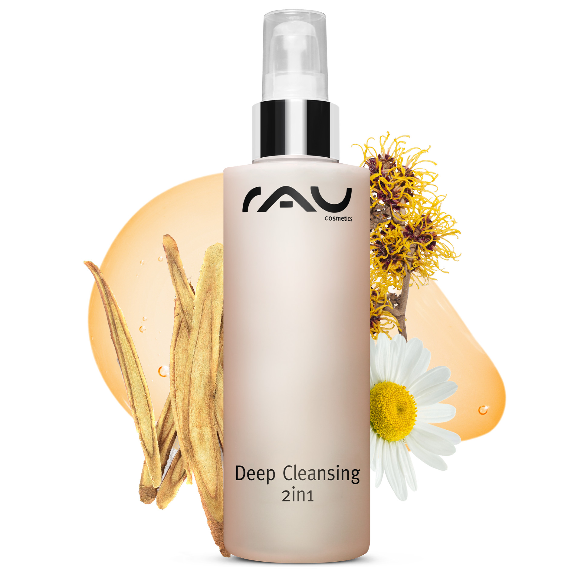 Deep Cleansing 2in1 200 ml 2in1 Facial Toner Flasche, Kosmetik, Parfüm, Lotion, Gänseblümchen
