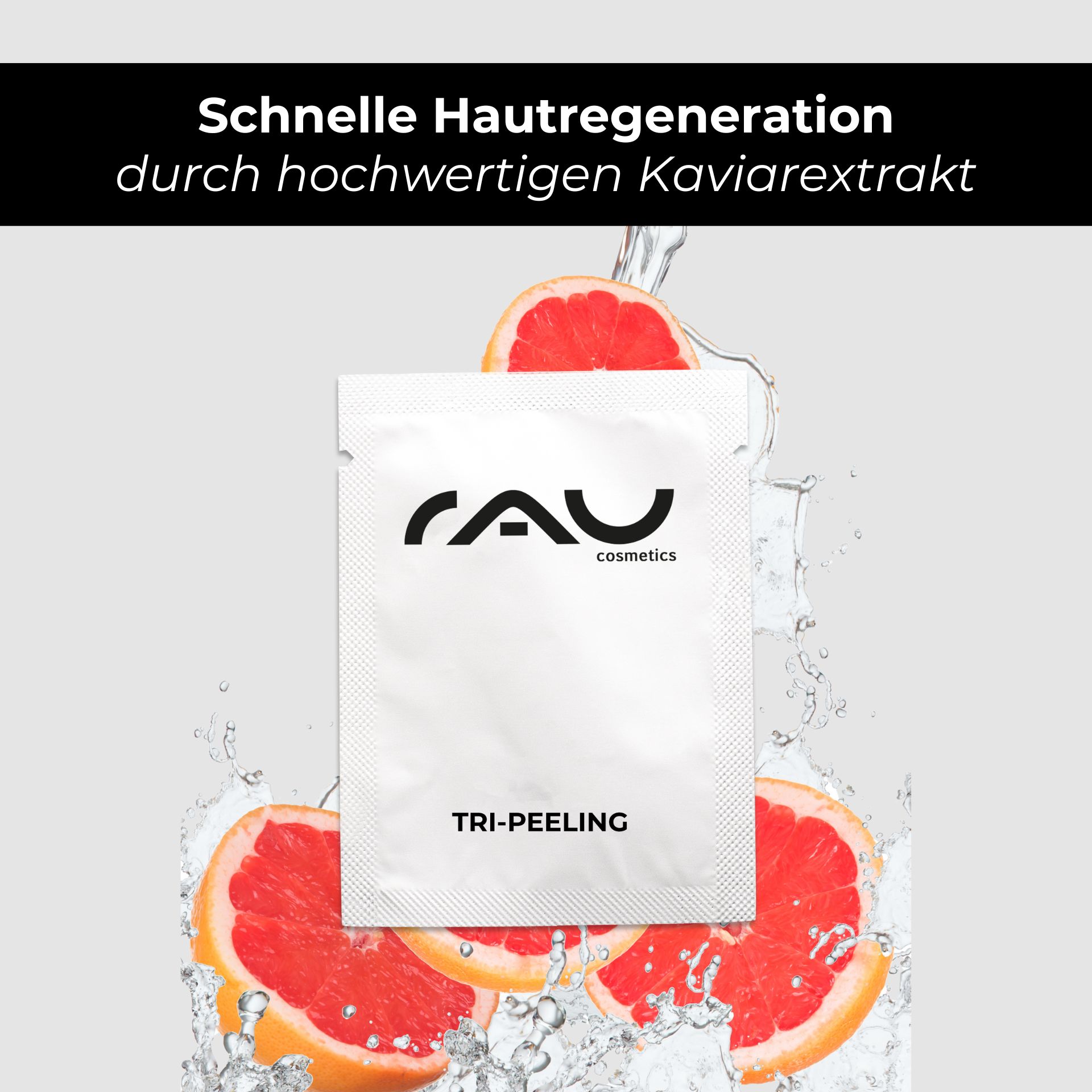 RAU Tri-Peeling 5 ml - Enzyme & Fruit Acid Peeling with Papaya and White Tea