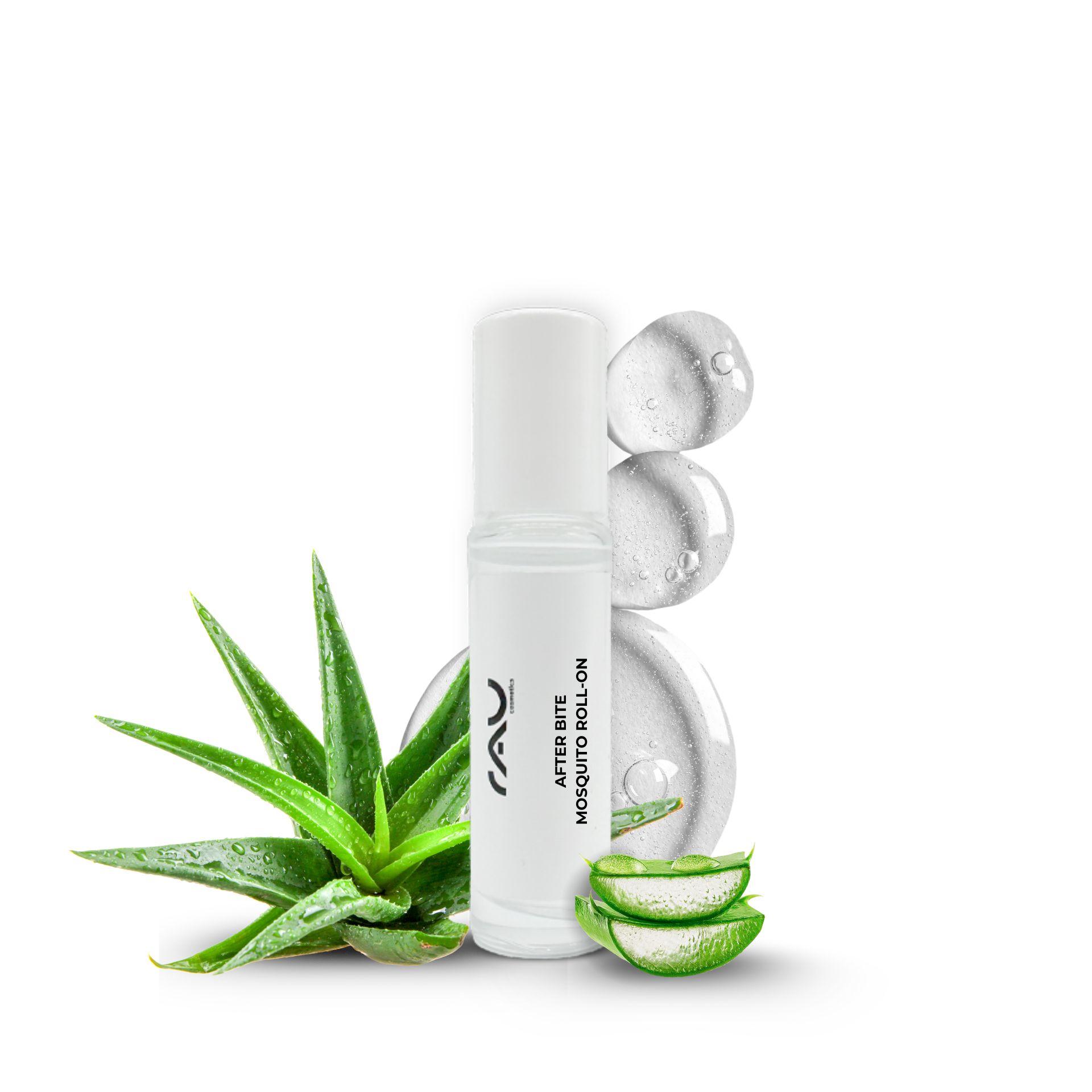 After Bite Mosquito Roll-On 10 ml - Naturally effective mosquito bite care RAU Cosmetics After Bite Mosquito Roll-On 10 ml mit Aloe Vera und Feuchtigkeitstropfen, entwickelt zur wohltuenden Linderung von Mückenstichen und zur Pflege von Hautirritationen.