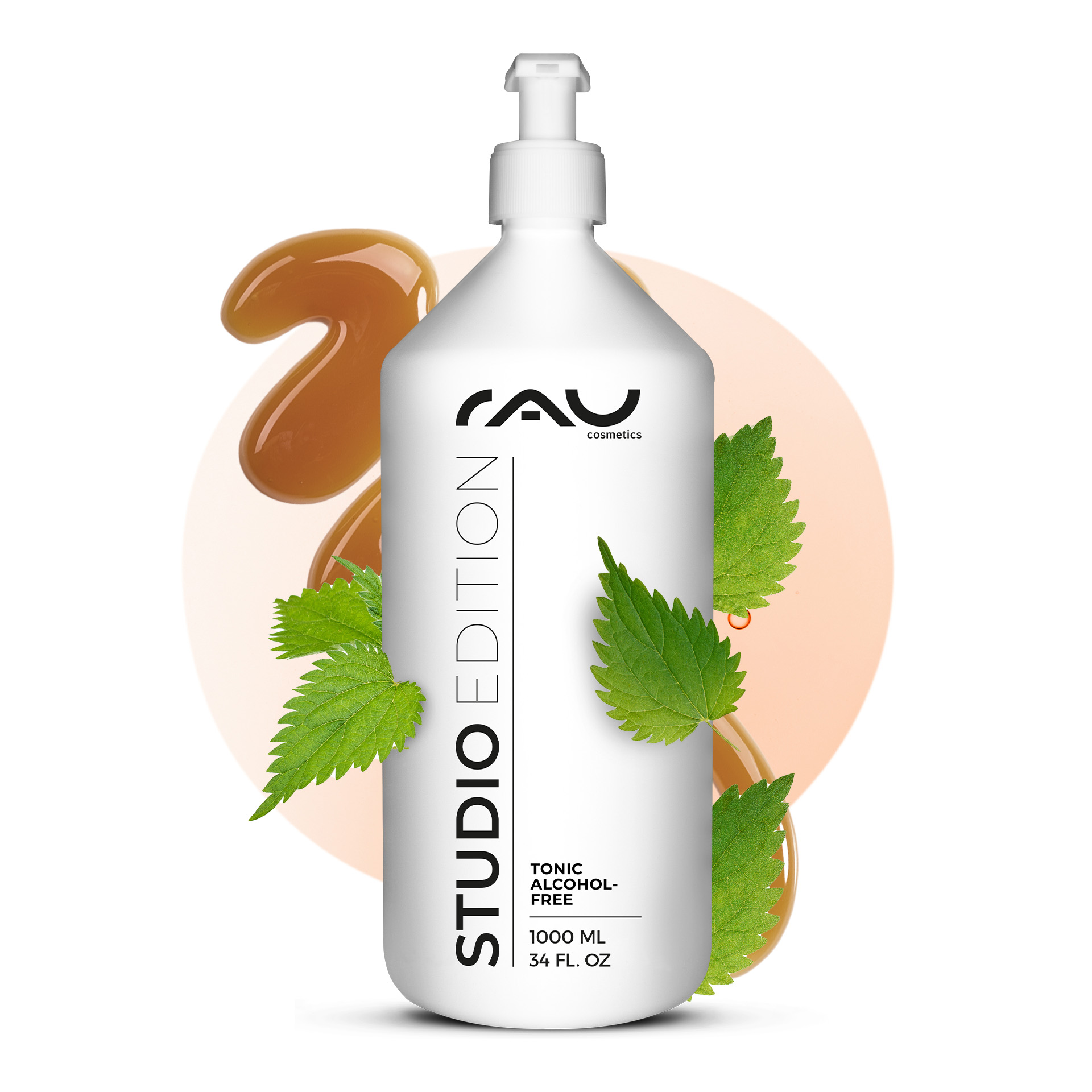 Tonic alcohol-free 1000 ml with nettle extract Flasche, Lotion, Kräuter, Pflanze, Kräuterig