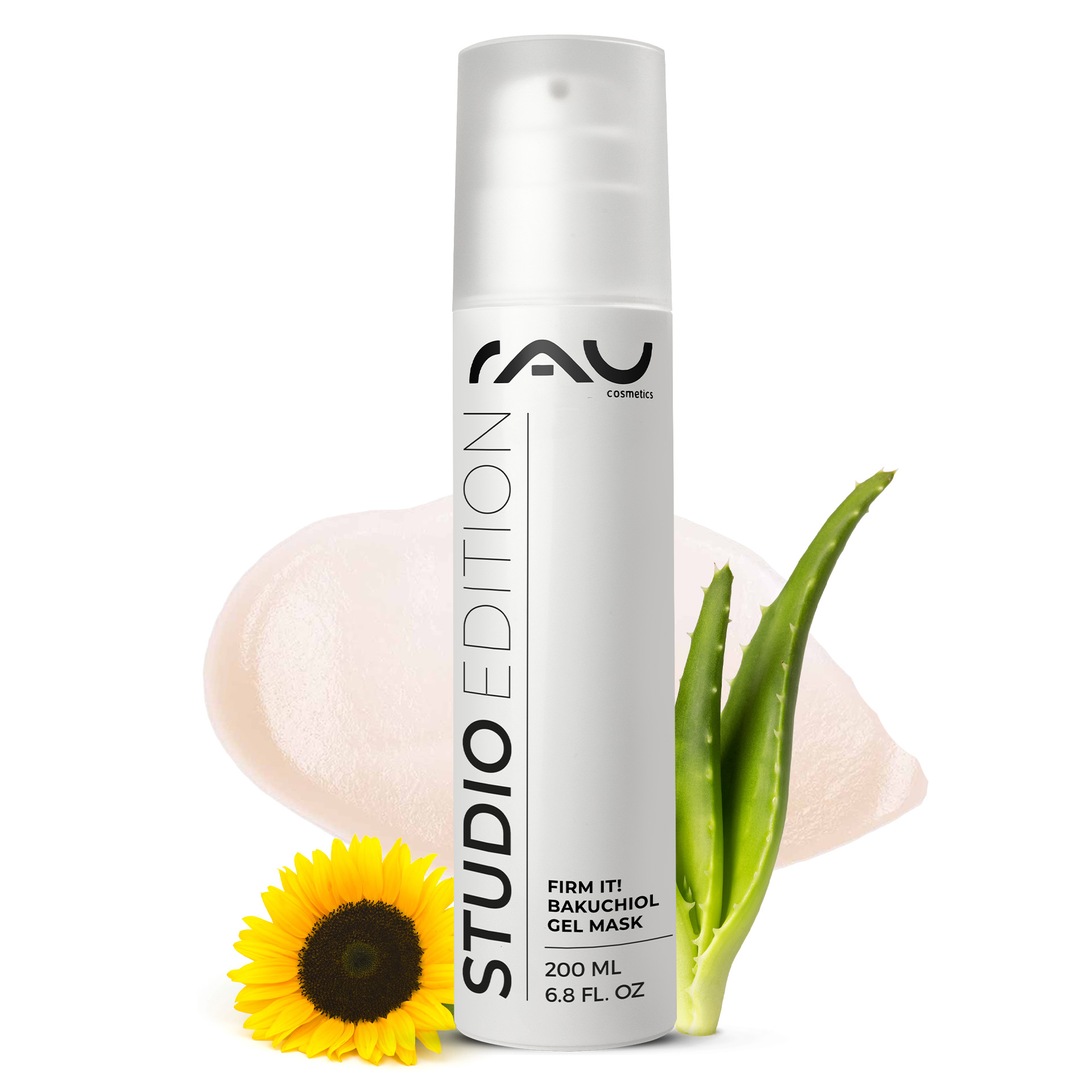 Firm it! Bakuchiol Gel Mask 200 ml Anti Aging & Moisture Kräuterig, Kräuter, Pflanze, Blume
