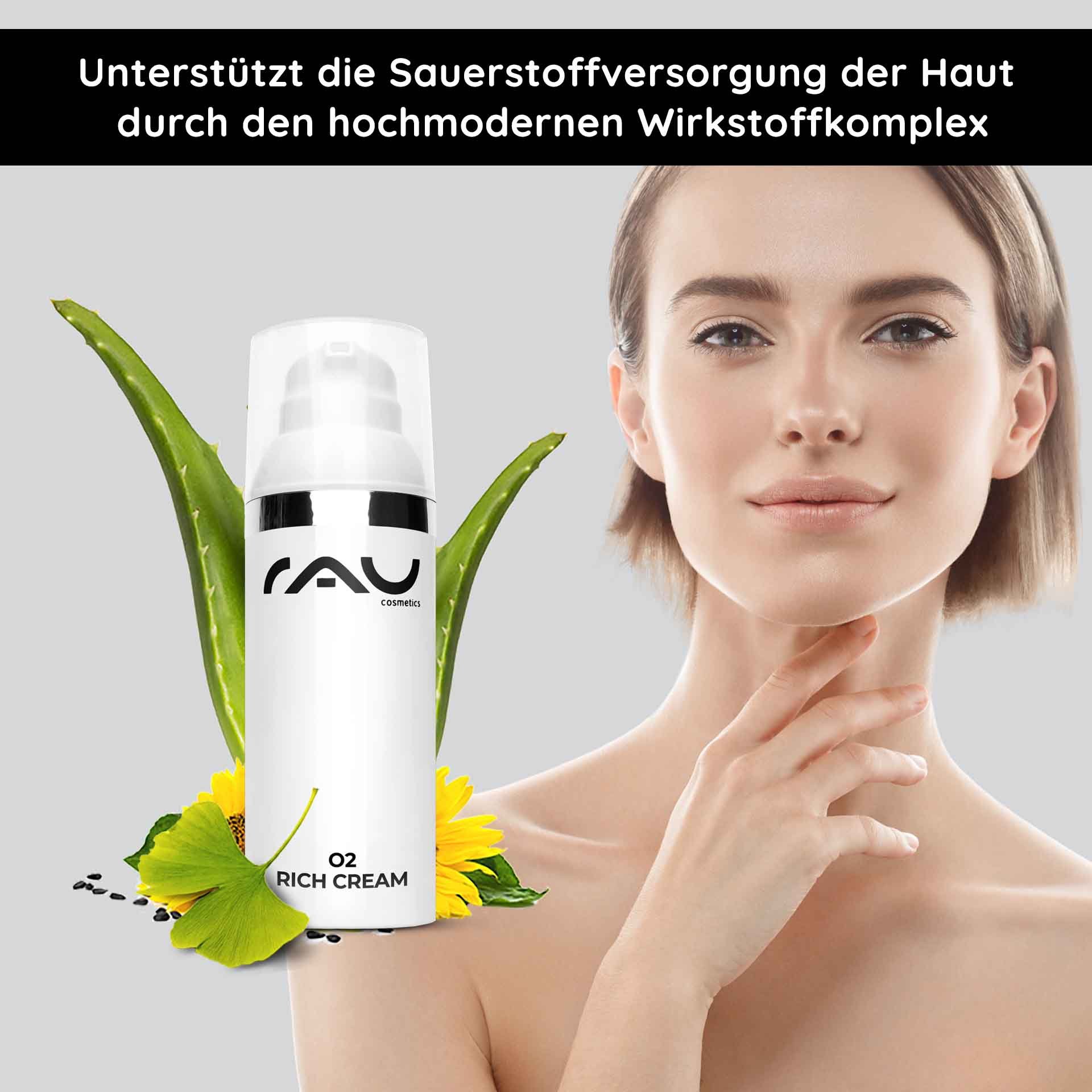 Evening routine: The cream is applied before bedtime to promote the skin's oxygen supply.