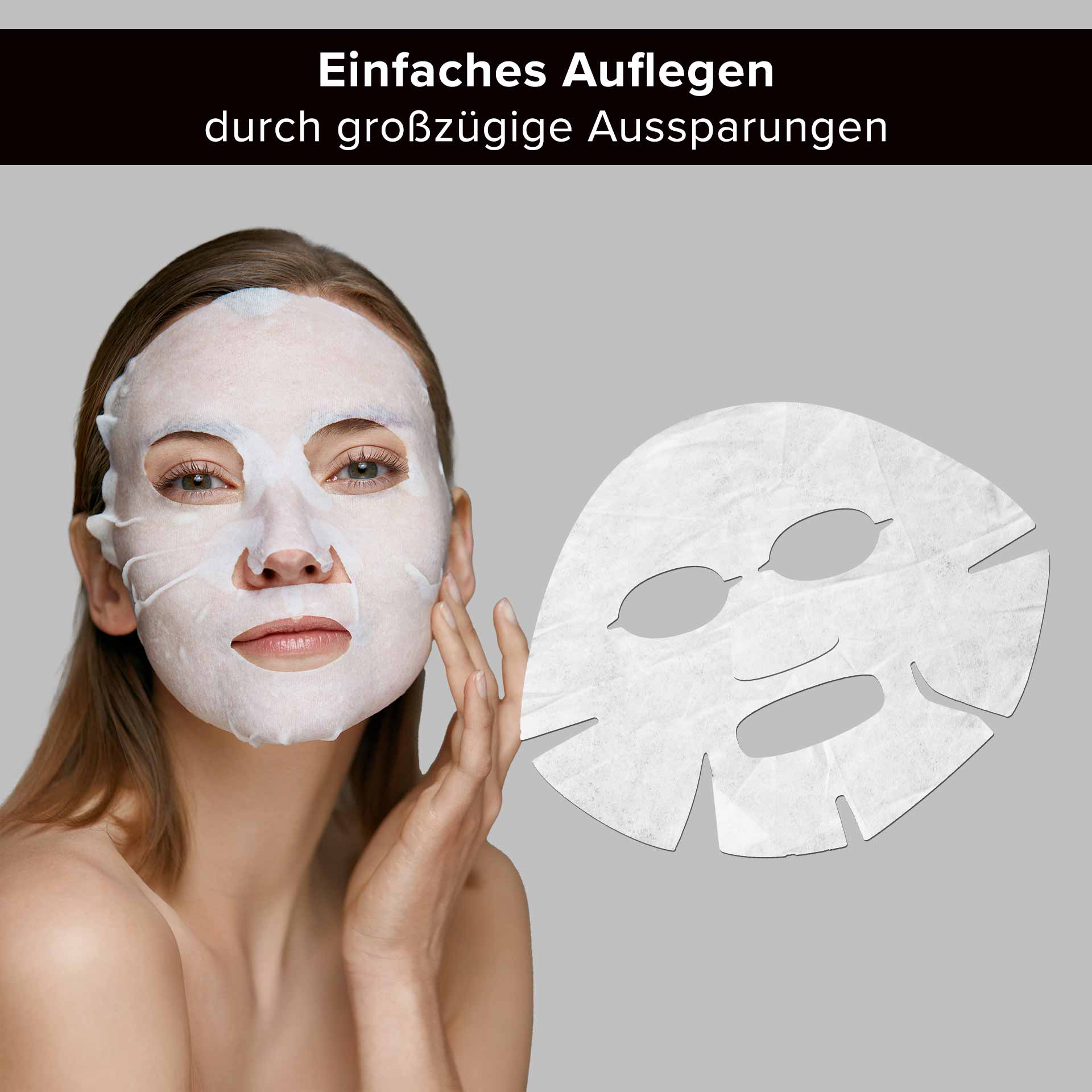 Collagen & Hyaluronic Acid Mask Fleece Mask - Pack of 10